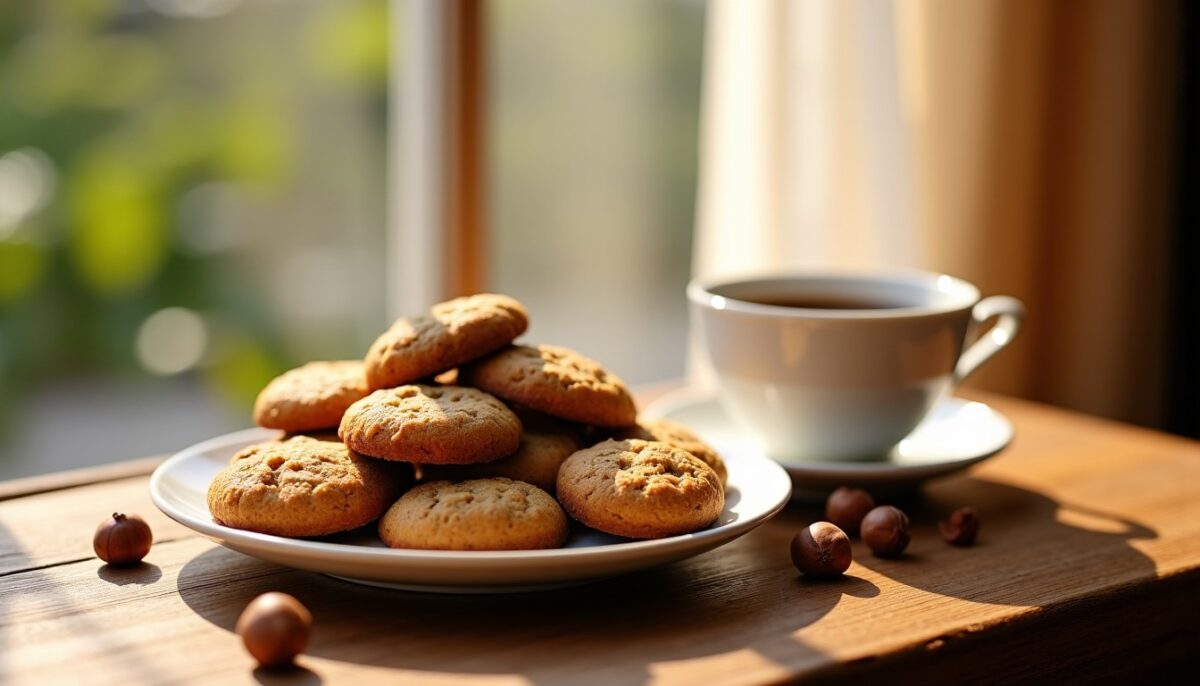 Délicieux cookies à la purée de noisette : une douceur gourmande et saine