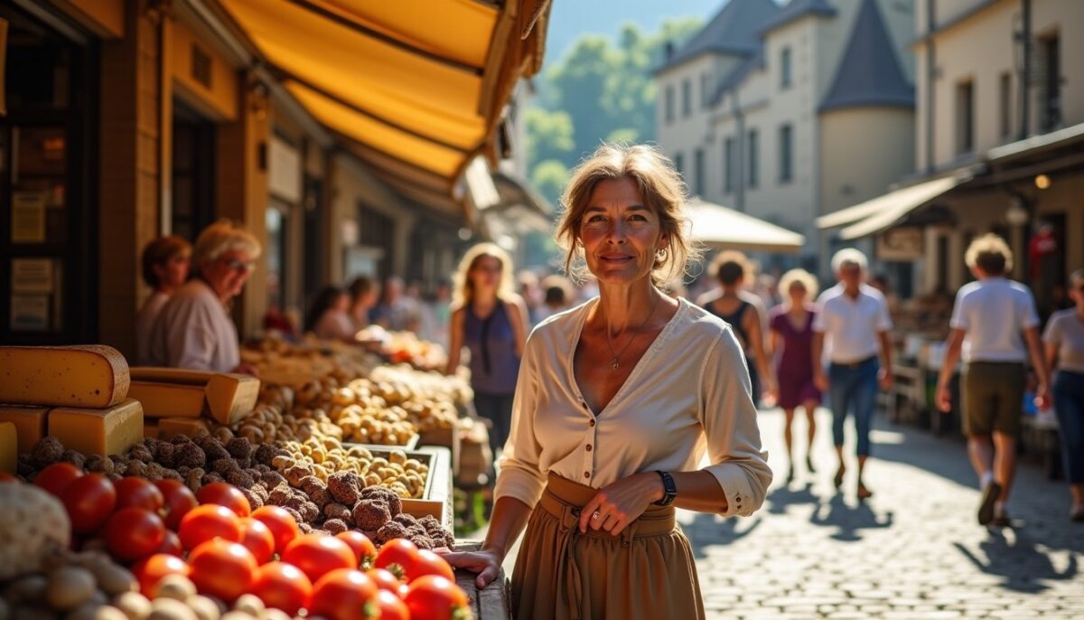 Marché de Sarlat-la-Canéda : jours d&rsquo;ouverture, horaires et délices locaux au cœur du Périgord
