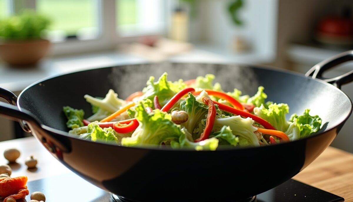 Recette Facile : Maîtrisez le Chou Chinois Sauté au Wok en Quelques Minutes